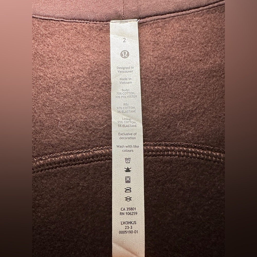 lululemon athletica Brown Full-Zip Hooded Sweatshirt - Picture 2 of 6